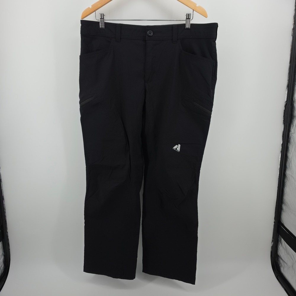 Eddie Bauer First Ascent Guide Pro Pants Mens 38x30 Black Hiking Outdoor Stretch